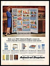 1966 Admiral Duplex Freezer Geladeira Vintage IMPRESSÃO ANÚNCIO Eletrodomésticos de Cozinha  comprar usado  Enviando para Brazil