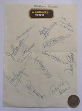 Blackburn rovers autograph for sale Blackburn rovers autograph for sale  LEEDS