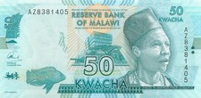 Malawi * 50 kwacha * 2016 * P64c * UNC na sprzedaż  Wysyłka do Poland