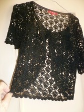 Gilet crochet noir d'occasion  Paris XIII
