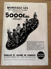 Publicité 1935 semelles d'occasion  Bordeaux-