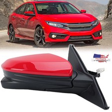 Câmera aquecida elétrica espelho lateral passageiro vermelho Honda Civic Sedan 2016-2021 comprar usado  Enviando para Brazil