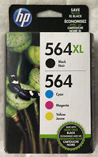 HP 564XL Black 564 Cyan Magenta Yellow Ink Cartridge N9H60FN Bulk Pack Free Ship, usado comprar usado  Enviando para Brazil
