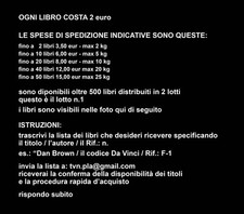 500 libri scelta usato  Milano