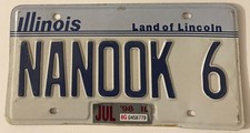 Placa de licencia de tocador Nanook 6 Illinois pesca con mosca 6 mm Creedmore caza cazador segunda mano  Embacar hacia Mexico