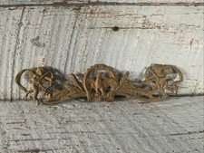 ANTIGO FRONTÃO FRANCÊS ORMOLU/QUERUBINS FLORAL VINTAGE MÓVEIS FERRAGENS comprar usado  Enviando para Brazil