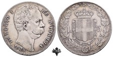 5 lire 1879 usato  Cremona