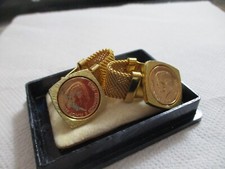 Gemelli dorati camicia usato  Italia
