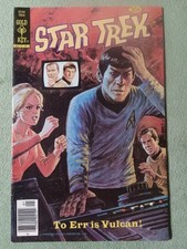 STAR TREK 59 GOLD KEY QUADRINHOS ALTA QUALIDADE MUITO BOM ESTADO+ JANEIRO 1979 PARA ERRAR É VULCANO, usado comprar usado  Enviando para Brazil