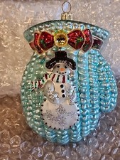 2001 Christopher Radko Warm n Woolly MITTEN Ornamento de Vidro Boneco de Neve ~ Sem Caixa/TAG comprar usado 2001 Christopher Radko Warm n Woolly MITTEN Ornamento de Vidro Boneco de Neve ~ Sem Caixa/TAG comprar usado  Enviando para Brazil