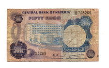 NOTA DE 50 KOBO MUITO BOA DA NIGÉRIA 1973-78 PICK-14 comprar usado NOTA DE 50 KOBO MUITO BOA DA NIGÉRIA 1973-78 PICK-14 comprar usado  Enviando para Brazil