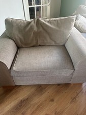 Cuddle chair beige for sale  BELFORD