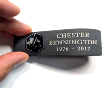 CHESTER BENNINGTON - Pulseira Memorial Linkin Park Pulseira de Música Rock Punk NOVA, usado comprar usado  Enviando para Brazil