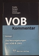 Vob kommentar beilage gebraucht kaufen  Koblenz