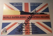 Postcard super sonic for sale  UK