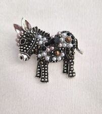 Donkey brooch silver for sale  PUDSEY