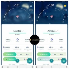 Sinistea Brilhante, Telefone ou Antigo, Pokèmon go, Registrado ou ultra amigos, usado comprar usado  Enviando para Brazil