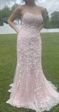 Vestido de formatura Amarra tamanho 4 rosa claro designer usado à venda comprar usado  Enviando para Brazil