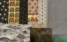 Stoffpaket stoffreste patchwor gebraucht kaufen  Hannover