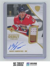 2023-24 UD Ultimate Debut Threads Rookie Auto Patch Mackie Samoskevich /99 comprar usado 2023-24 UD Ultimate Debut Threads Rookie Auto Patch Mackie Samoskevich /99 comprar usado  Enviando para Brazil