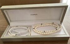 Pearl necklace bracelet for sale  WESTBURY
