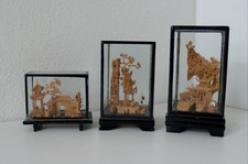 Korkdiorama schnitzerei asien gebraucht kaufen  Feldafing