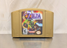 The Legend of Zelda Majora's Mask N64 cartucho holográfico dourado somente TESTADO -NH comprar usado  Enviando para Brazil