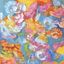 ölbild gemälde blumen gebraucht kaufen  Stuttgart