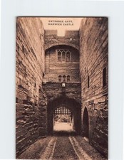 Cartão postal portão de entrada Warwick Castle Warwick Inglaterra comprar usado  Enviando para Brazil
