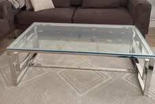 Metallischer glas couchtisch gebraucht kaufen  Hagen