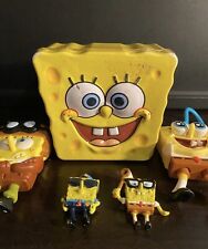 Lote Bob Esponja Calça Quadrada Lancheira, Chaveiro, Mini Figuras comprar usado  Enviando para Brazil