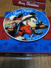 Piatto natale disney usato  Macerata