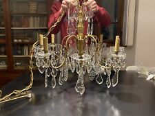 Lampadario cristallo vintage usato  Fino Mornasco