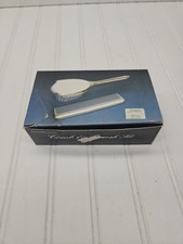 Conjunto de pente e pincel vintage banhado a prata para bebês comprar usado  Enviando para Brazil