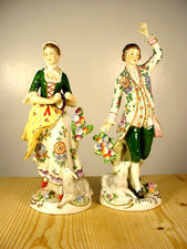 Pair sitzendorf porcelain for sale  TAVISTOCK