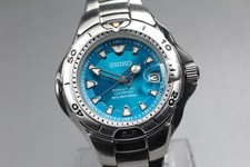 [Estado perfeito] Seiko Prospex relógio masculino de quartzo mostrador azul 8F35-0030 200m comprar usado  Enviando para Brazil
