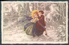 Cartolina artista firmata usato  Gambolo