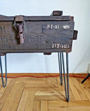 Industrial Coffee Table | Wooden Military Ammo Chest | Rustic Farmhouse Table | na sprzedaż  PL