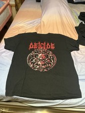 Camiseta Rock Vintage Y2K Deicide Band Medalhão Oficial Death Metal Extra Grande , usado comprar usado  Enviando para Brazil
