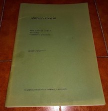 Vivaldi tre sonate usato  Italia
