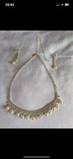 Silver cultured pearl for sale  BURY