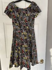 Vestido Eva Rose estampa botânica fit & flare com bolsos borboletas insetos pequeno comprar usado  Enviando para Brazil