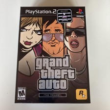 Używany, GTA The Trilogy - PS2 - Gry PlayStation 2 - NTSC - VGA Pixel Wata na sprzedaż  Wysyłka do Poland