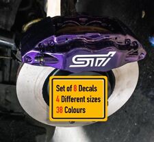 8 x Adesivos Adesivos de Pinça de Freio Compatível com Subaru STi WRX, usado comprar usado  Enviando para Brazil