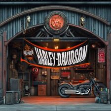 Bannière moto harley d'occasion  Jonzac