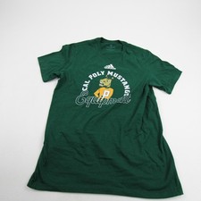 Camisa masculina verde escura usada Cal Poly Mustangs Adidas amplificador manga curta comprar usado  Enviando para Brazil
