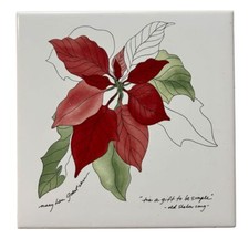 christmas poinsettia trivet for sale christmas poinsettia trivet for sale Whiting