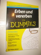 Erben vererben dummies gebraucht kaufen  Leverkusen