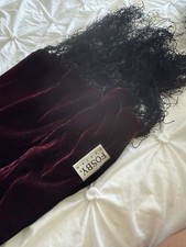 Velvet type red for sale  LONDON