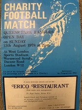 Qpr charity football for sale  MANCHESTER